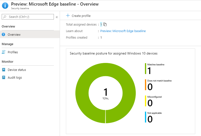 Assigning Administrative Templates profile to security group